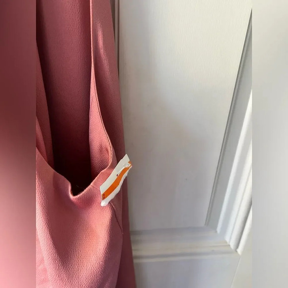 Shona Joy NEW Luxe Tie Sleeveless Midi Dress in Rose Size 10 - Picture 7 of 13